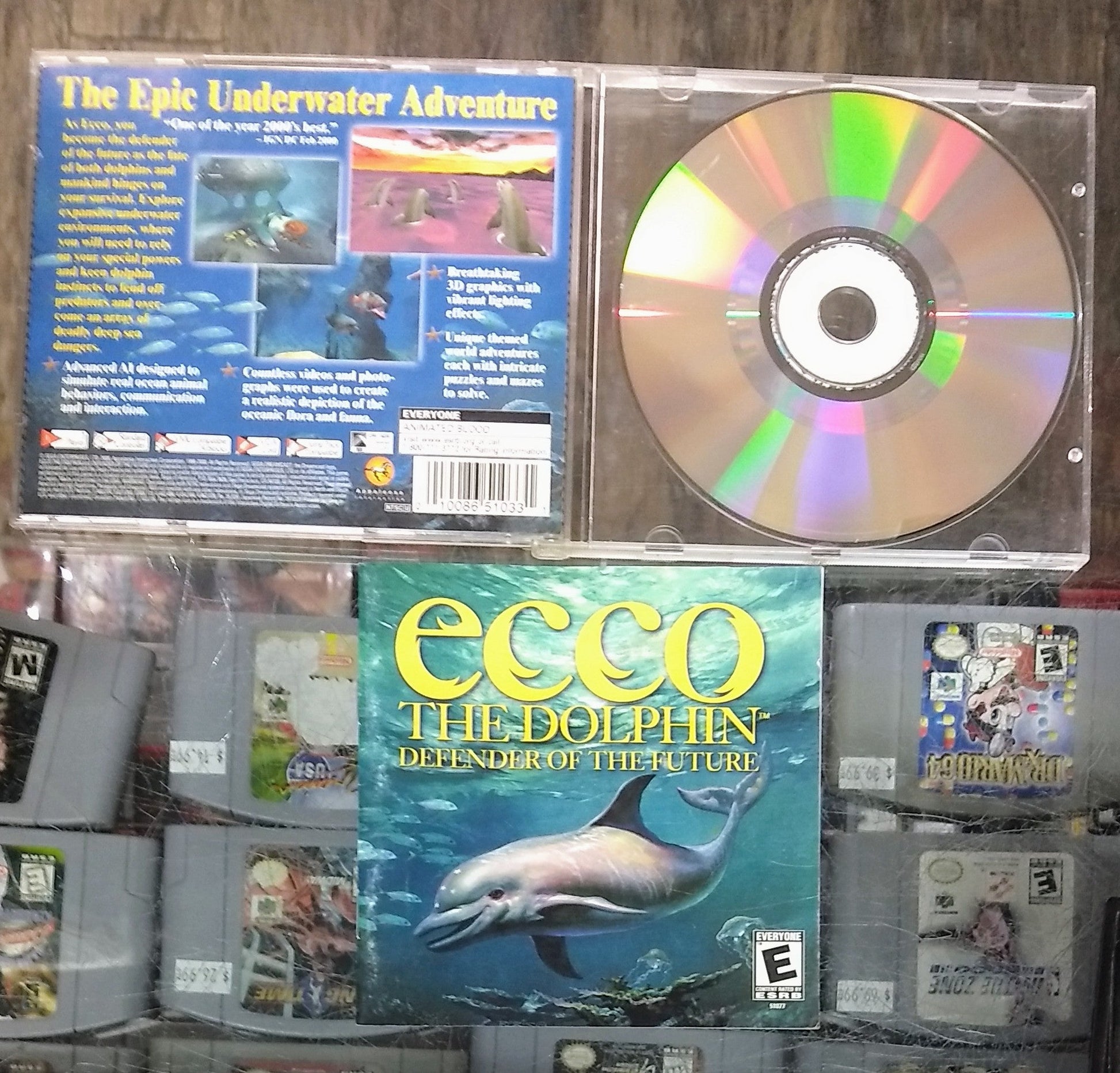 ECCO THE DOLPHIN DEFENDER OF THE FUTURE (SEGA DREAMCAST DC) - jeux video game-x