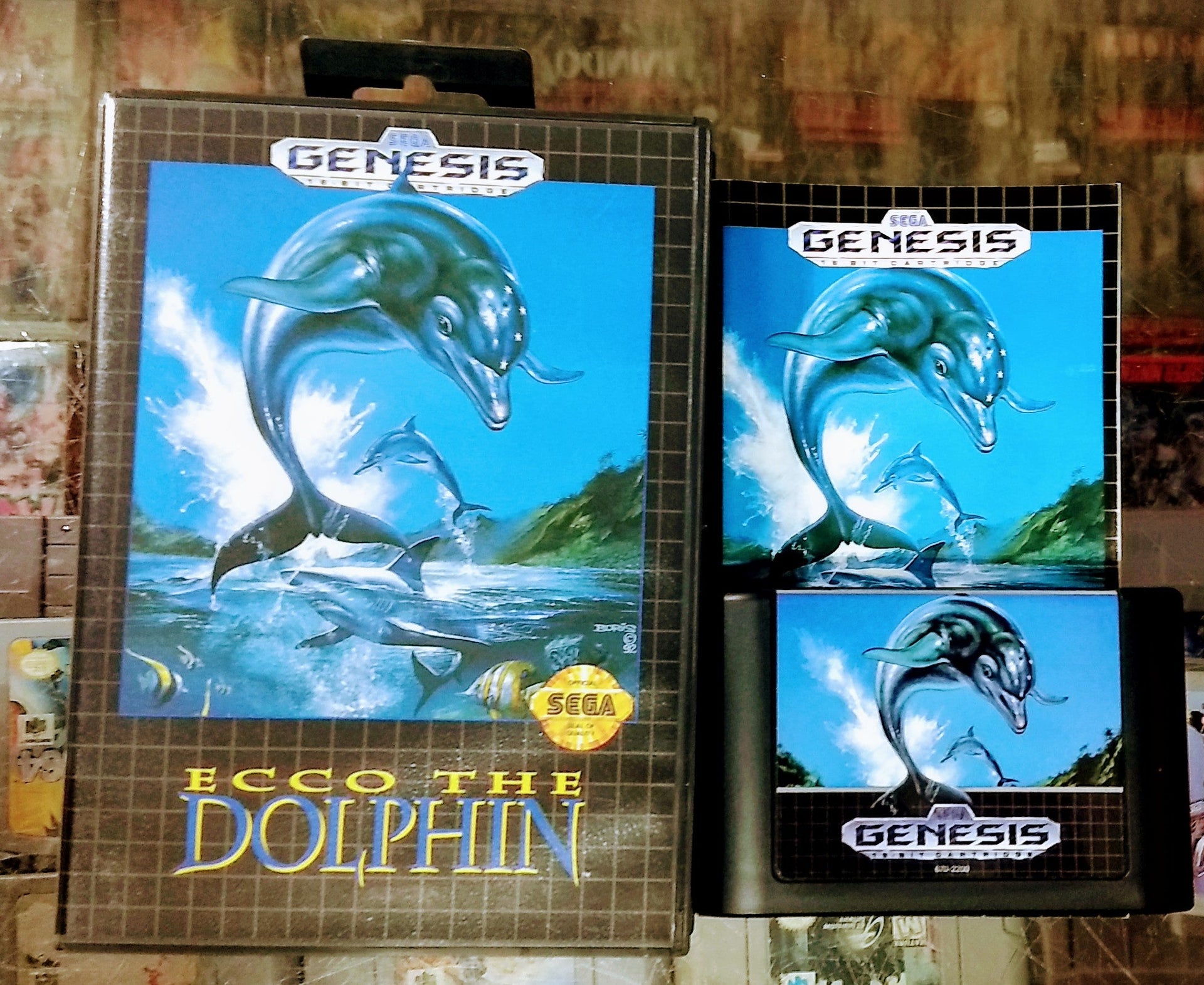 ECCO THE DOLPHIN SEGA GENESIS SG | jeux video game-x