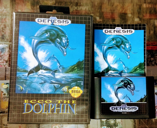 ECCO THE DOLPHIN SEGA GENESIS SG - jeux video game-x