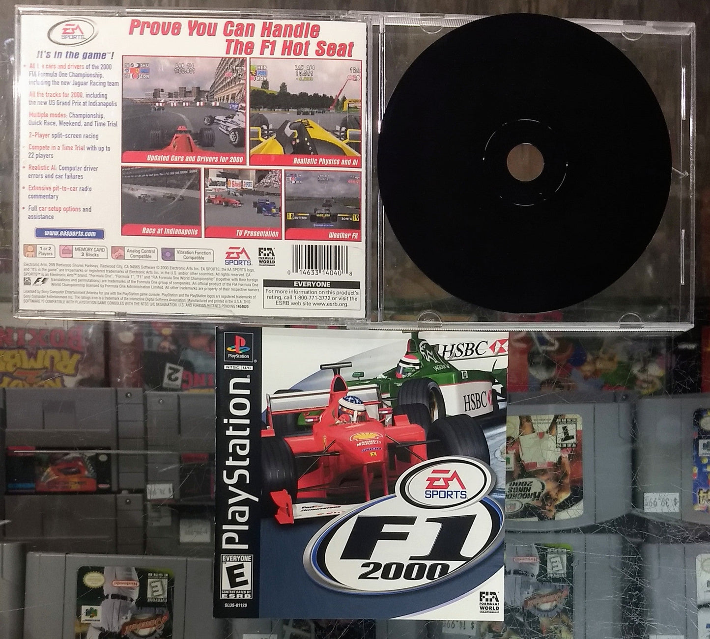 F1 2000 (PLAYSTATION PS1) - jeux video game-x