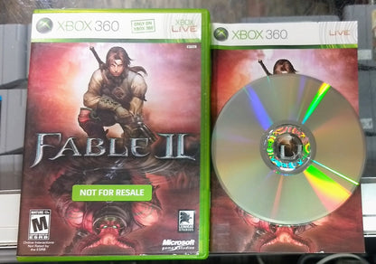 FABLE II 2 NOT FOR RESALE (XBOX 360 X360) - jeux video game-x