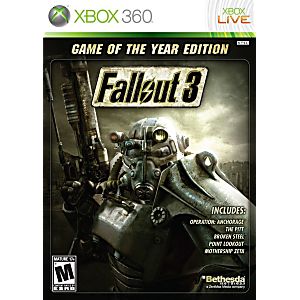 FALLOUT 3 GAME OF THE YEAR EDITION GOTY (XBOX 360 X360) - jeux video game-x