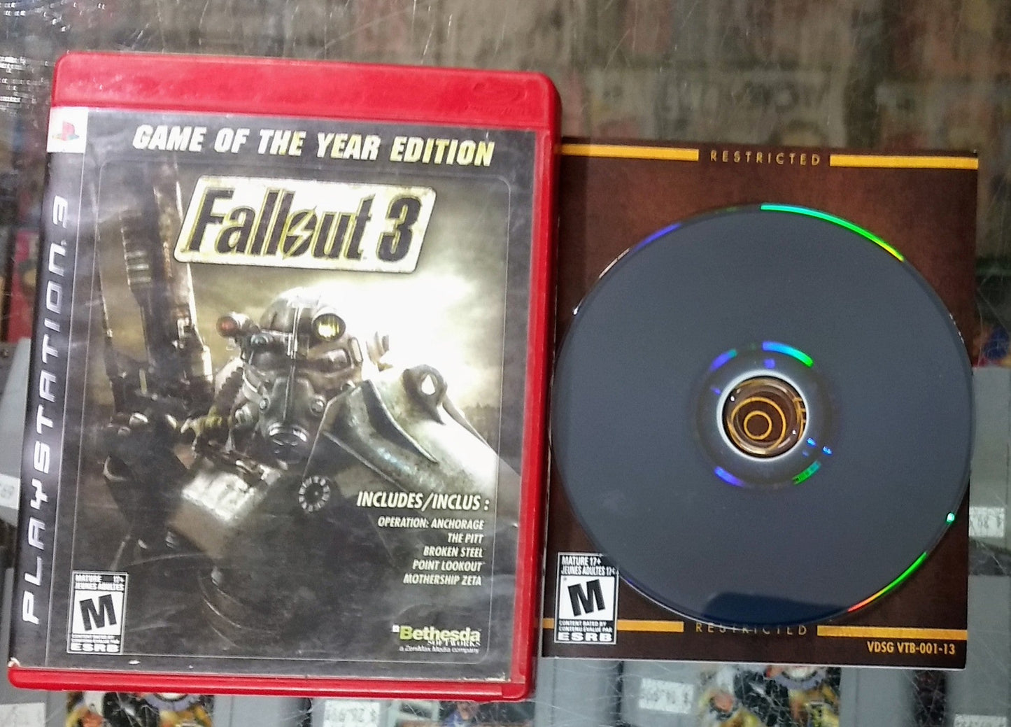 FALLOUT 3 GAME OF THE YEAR GOTY GREATEST HITS PLAYSTATION 3 PS3 - jeux video game-x