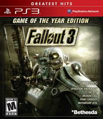 FALLOUT 3 GAME OF THE YEAR GOTY GREATEST HITS PLAYSTATION 3 PS3 - jeux video game-x