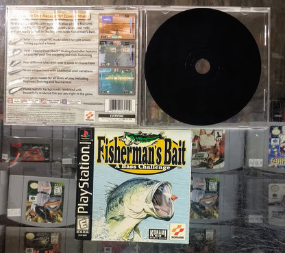 FISHERMAN'S BAIT: A BASS CHALLENGE (PLAYSTATION PS1) - jeux video game-x