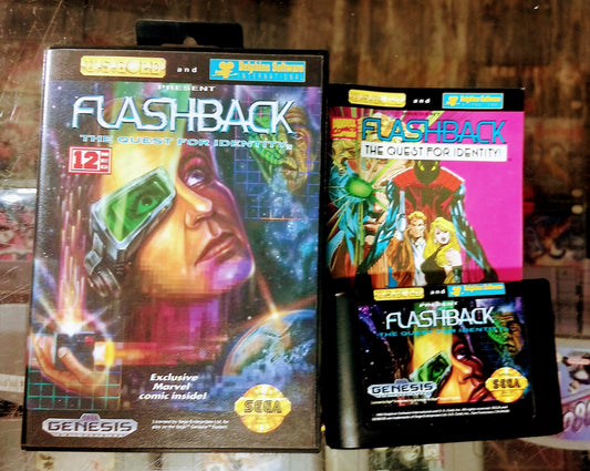 FLASHBACK THE QUEST FOR IDENTITY SEGA GENESIS SG - jeux video game-x