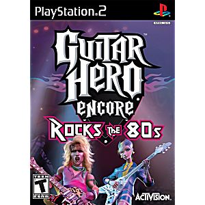 GUITAR HERO ENCORE ROCKS THE 80'S (PLAYSTATION 2 PS2) - jeux video game-x