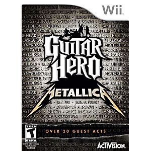 GUITAR HERO: METALLICA (NINTENDO WII) - jeux video game-x