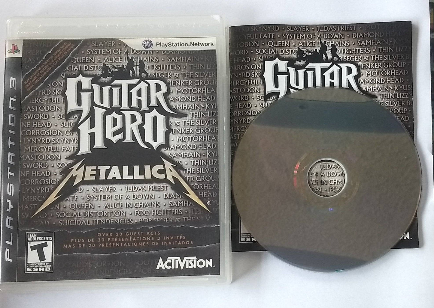 GUITAR HERO: METALLICA PLAYSTATION 3 PS3 - jeux video game-x