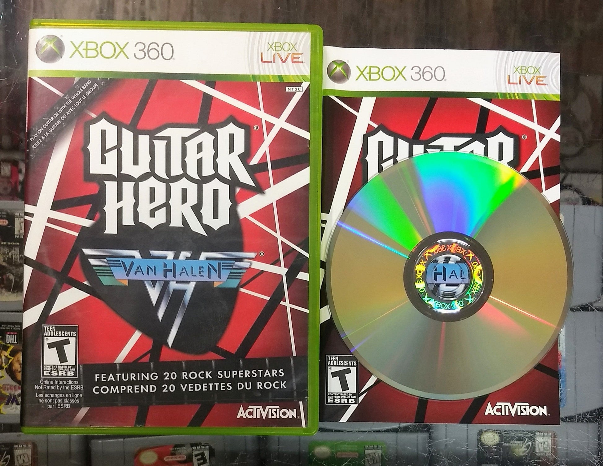 GUITAR HERO VAN HALEN XBOX 360 X360 - jeux video game-x