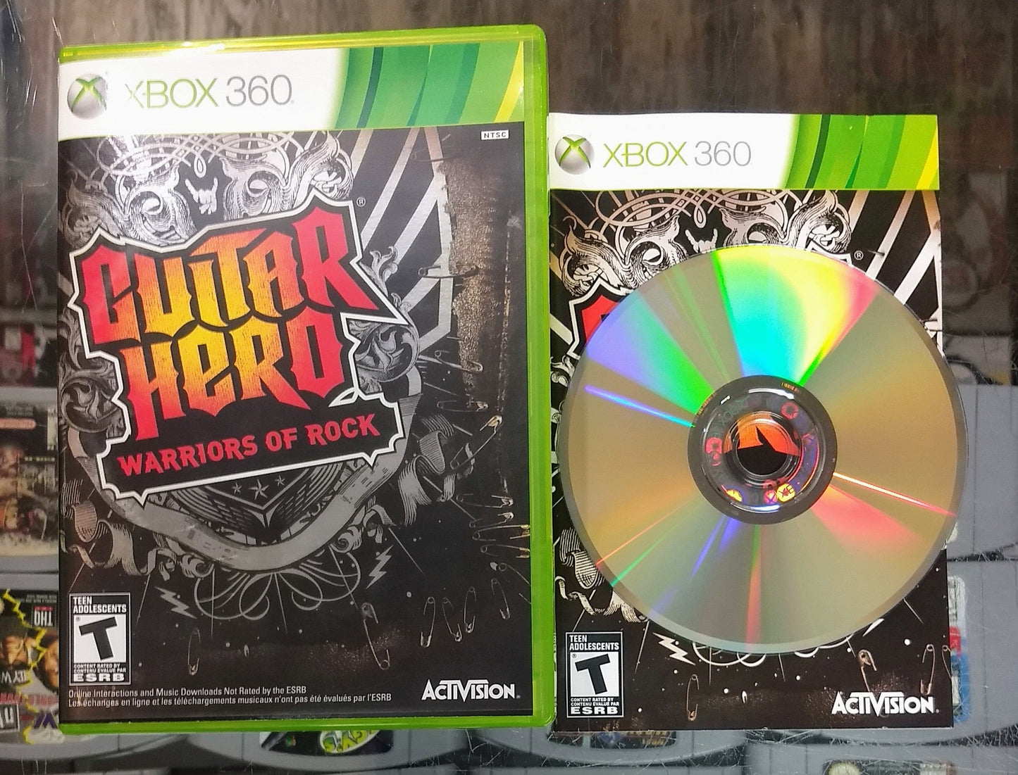 GUITAR HERO WARRIORS OF ROCK (XBOX 360 X360) - jeux video game-x