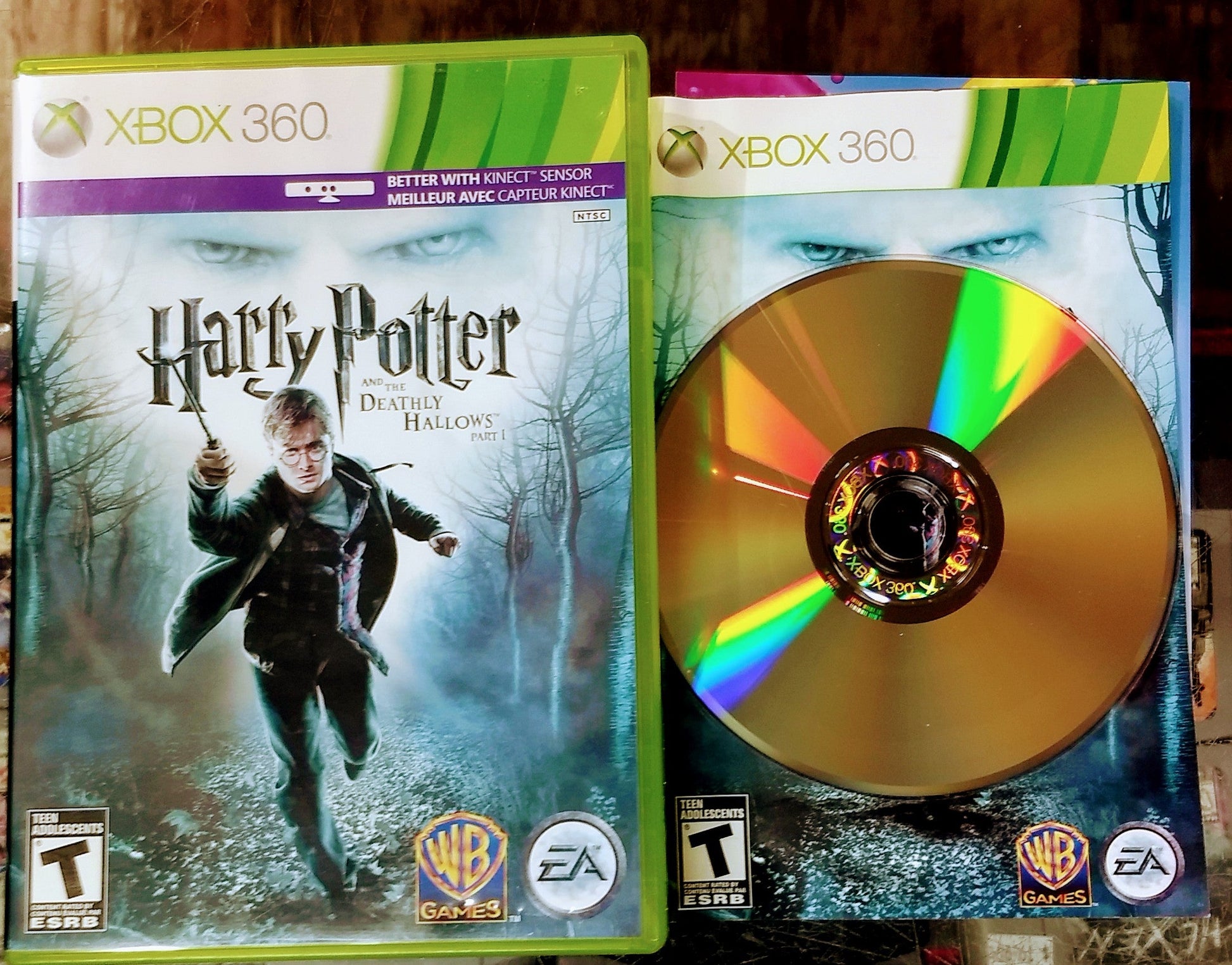 HARRY POTTER AND THE DEATHLY HALLOWS PART 1 (XBOX 360 X360) - jeux video game-x