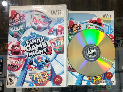 HASBRO FAMILY GAME NIGHT 3 (NINTENDO WII) - jeux video game-x