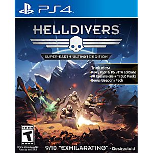 HELLDIVERS: SUPER-EARTH ULTIMATE EDITION (PLAYSTATION 4 PS4) - jeux video game-x