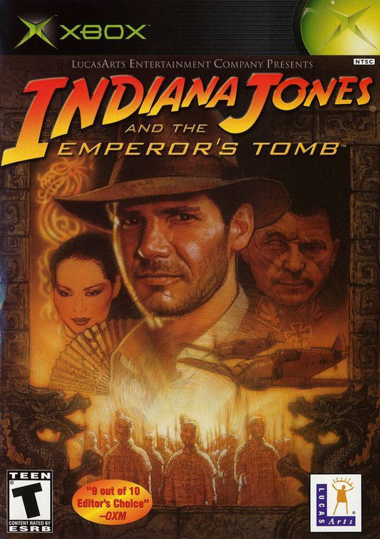 INDIANA JONES AND THE EMPEROR'S TOMB (XBOX) - jeux video game-x