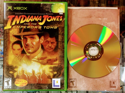 INDIANA JONES AND THE EMPEROR'S TOMB (XBOX) - jeux video game-x