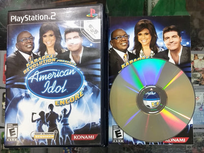 KARAOKE REVOLUTION PRESENTS AMERICAN IDOL ENCORE (PLAYSTATION 2 PS2) - jeux video game-x