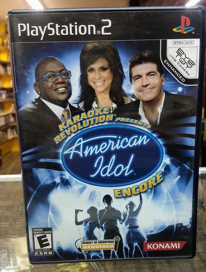 KARAOKE REVOLUTION PRESENTS AMERICAN IDOL ENCORE (PLAYSTATION 2 PS2) - jeux video game-x