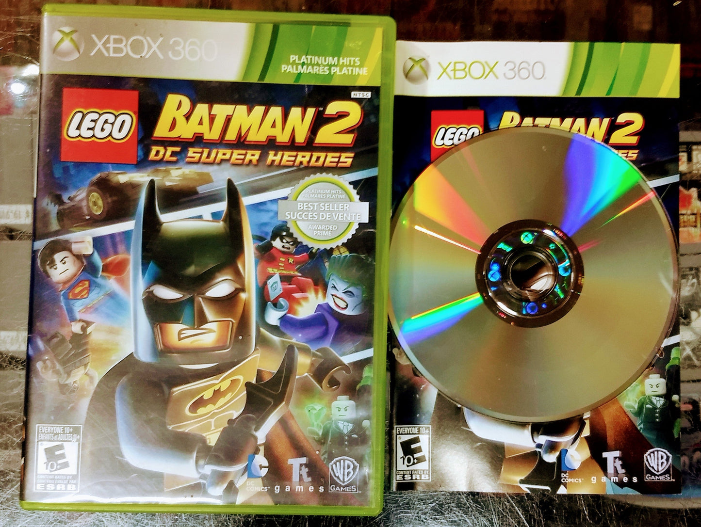 LEGO BATMAN 2 DC SUPER HEROES PLATINUM HITS (XBOX 360 X360) - jeux video game-x