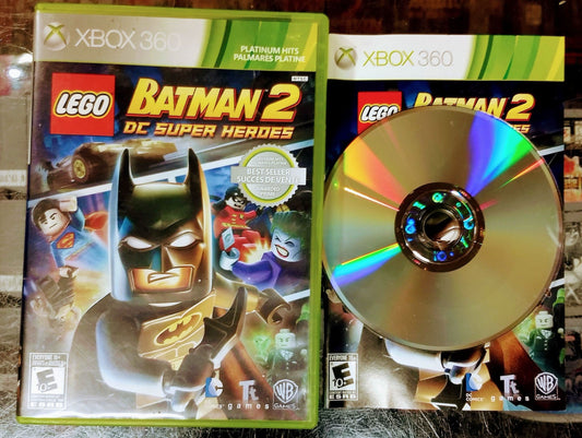 LEGO BATMAN 2 DC SUPER HEROES PLATINUM HITS XBOX 360 X360 - jeux video game-x