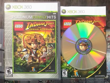 LEGO INDIANA JONES THE ORIGINAL ADVENTURES PLATINUM HITS (XBOX 360 X360) - jeux video game-x