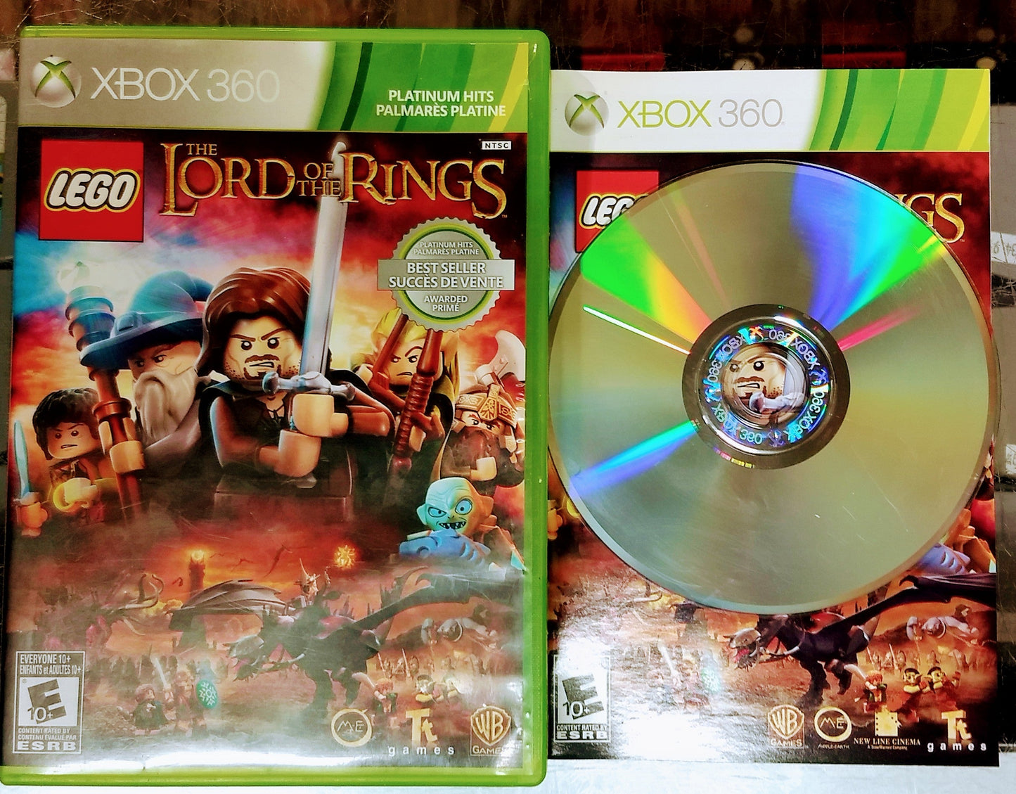 LEGO THE LORD OF THE RINGS PLATINUM HITS (XBOX 360 X360) - jeux video game-x