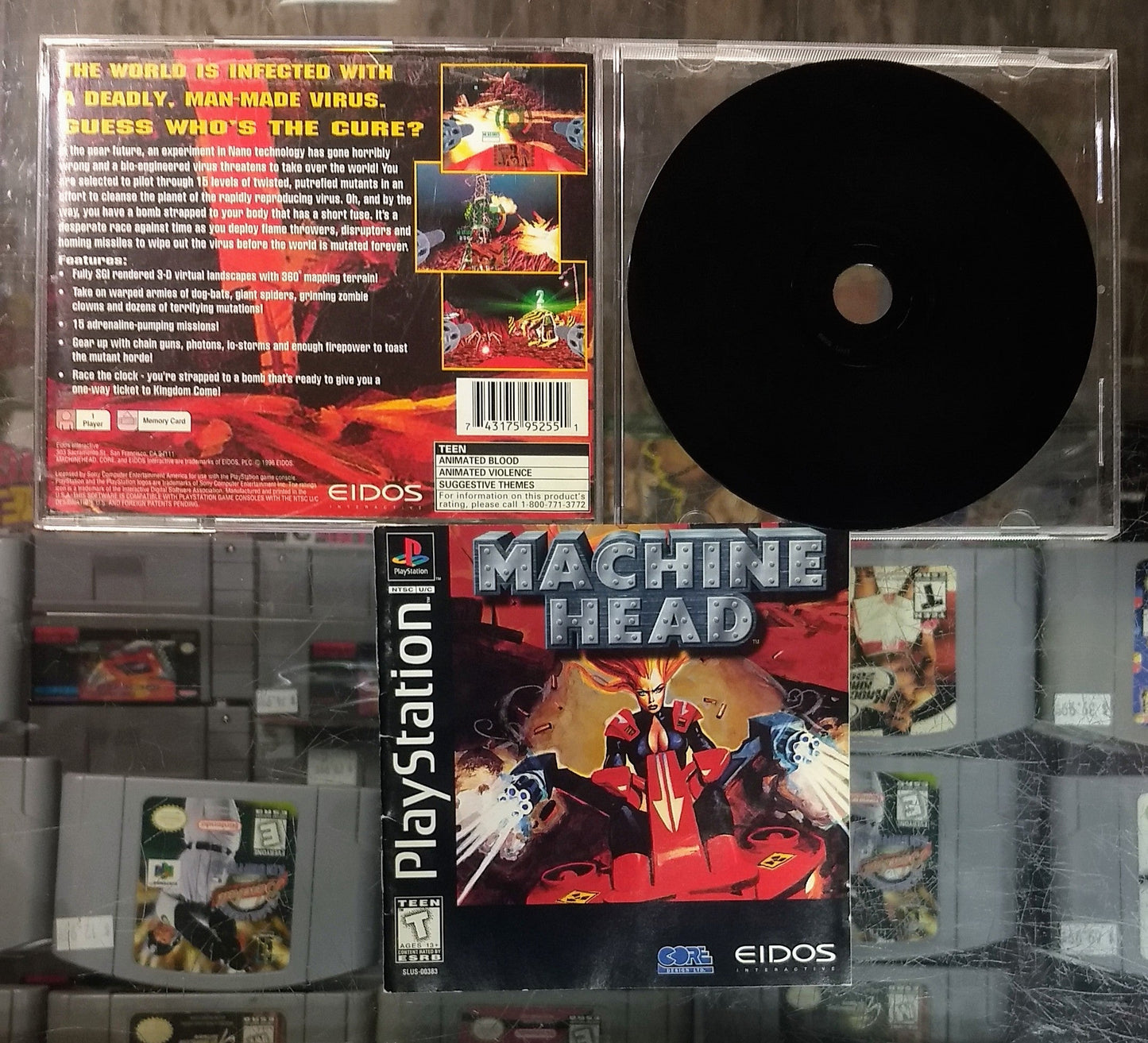 MACHINE HEAD (PLAYSTATION PS1) - jeux video game-x