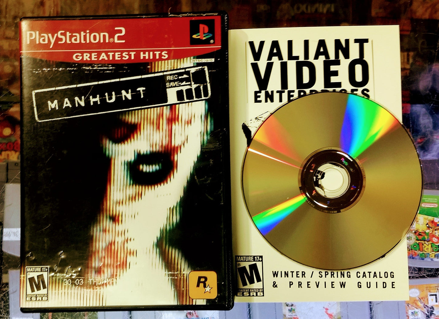 MANHUNT GREATEST HITS (PLAYSTATION 2 PS2) - jeux video game-x