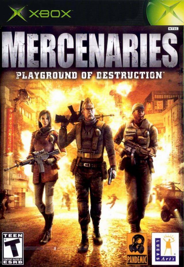 MERCENARIES: PLAYGROUND OF DESTRUCTION (XBOX) - jeux video game-x