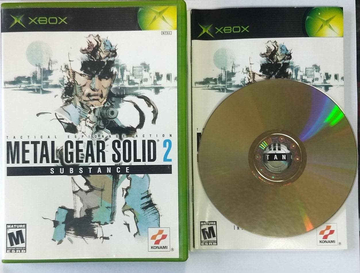 METAL GEAR SOLID 2 SUBSTANCE (XBOX) - jeux video game-x
