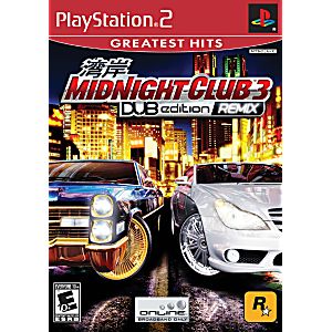 MIDNIGHT CLUB 3 DUB EDITION REMIX GREATEST HITS (PLAYSTATION 2 PS2) - jeux video game-x