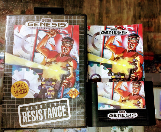 MIDNIGHT RESISTANCE SEGA GENESIS SG - jeux video game-x