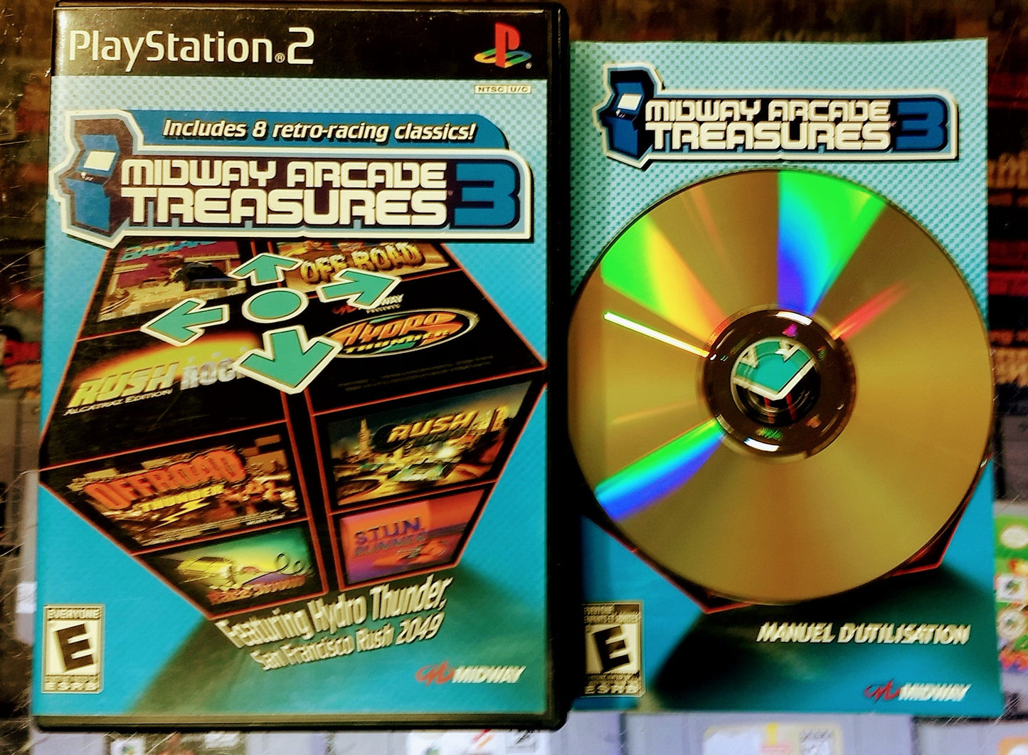 MIDWAY ARCADE TREASURES 3 (PLAYSTATION 2 PS2) - jeux video game-x