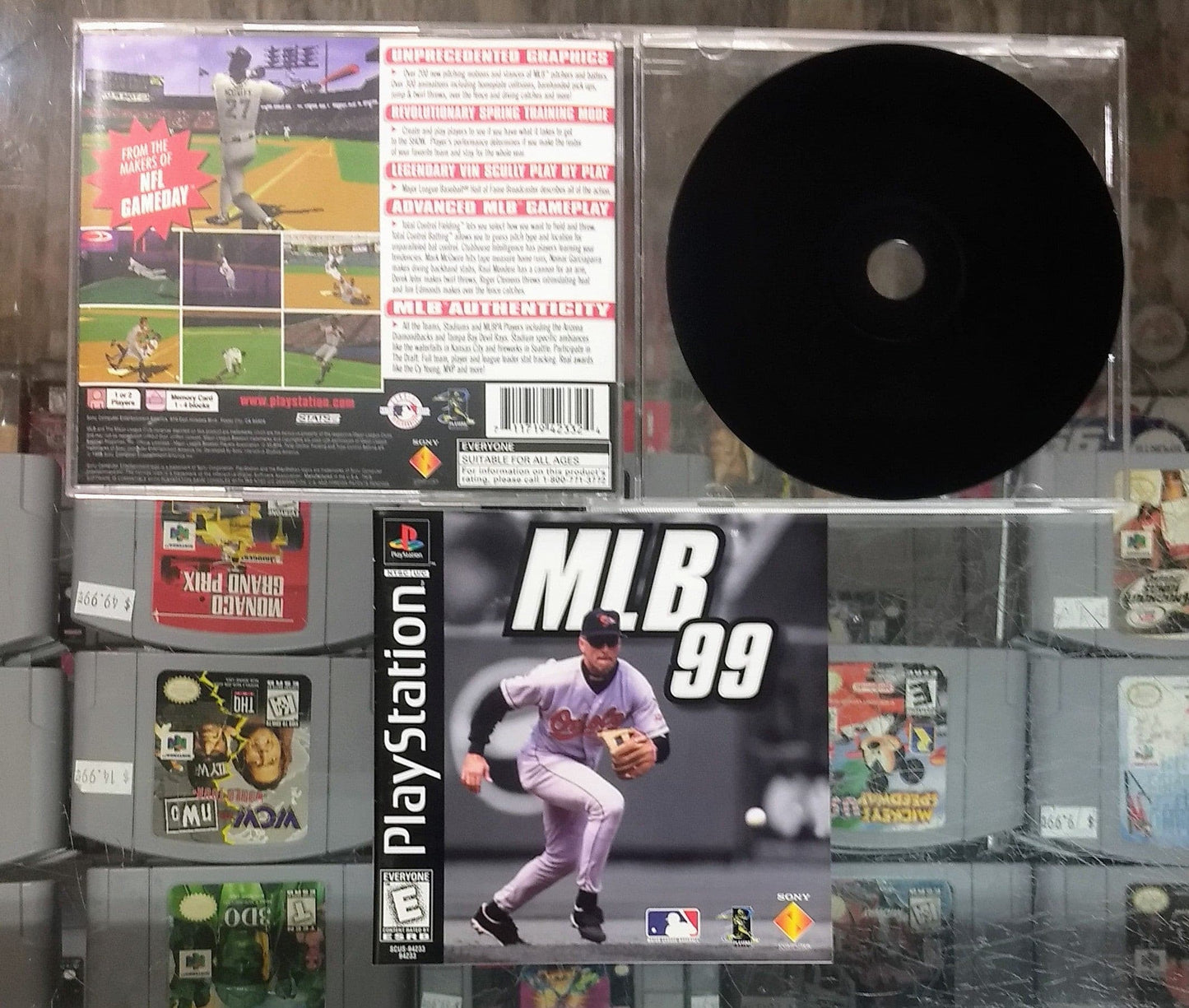 MLB 99 (PLAYSTATION PS1) - jeux video game-x