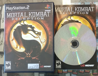 MORTAL KOMBAT DECEPTION PLAYSTATION 2 PS2 - jeux video game-x