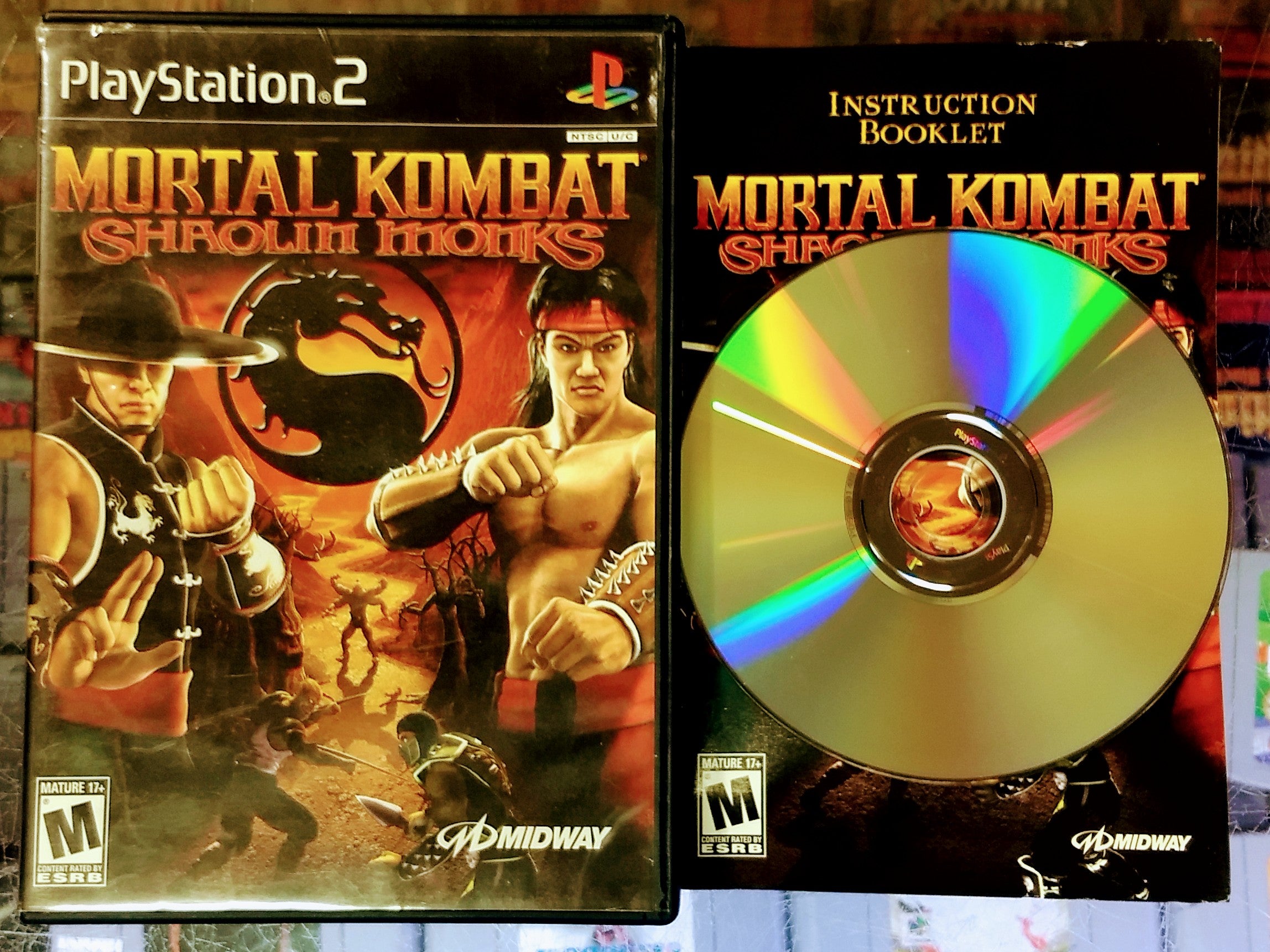 MORTAL KOMBAT SHAOLIN MONKS (PLAYSTATION 2 PS2) | jeux video