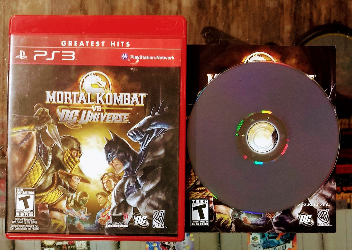 MORTAL KOMBAT VS DC UNIVERSE GREATEST HITS (PLAYSTATION 3 PS3) - jeux video game-x
