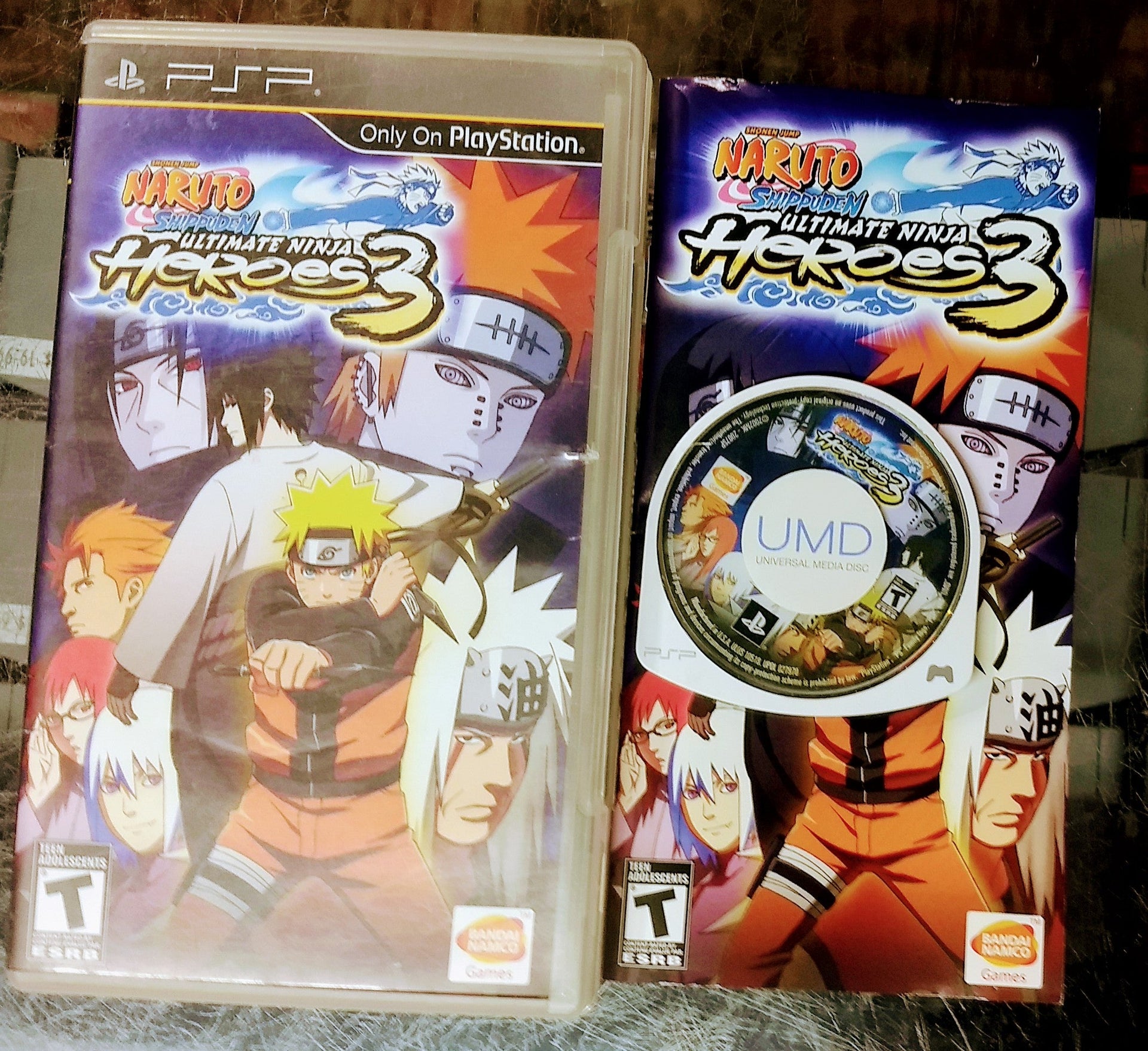 NARUTO SHIPPUDEN: ULTIMATE NINJA HEROES 3 (PSP PORTABLE PLAYSTATION) | jeux  video game-x