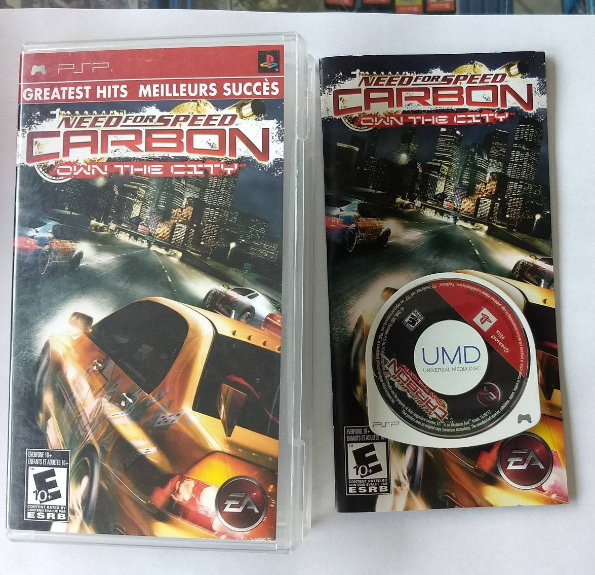 NEED FOR SPEED NFS CARBON OWN THE CITY (PSP PORTABLE PLAYSTATION) | jeux  video game-x