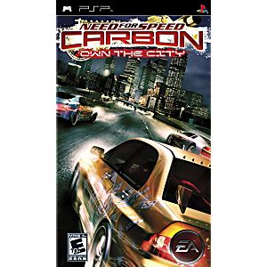 NEED FOR SPEED NFS CARBON OWN THE CITY (PLAYSTATION PORTABLE PSP) - jeux video game-x