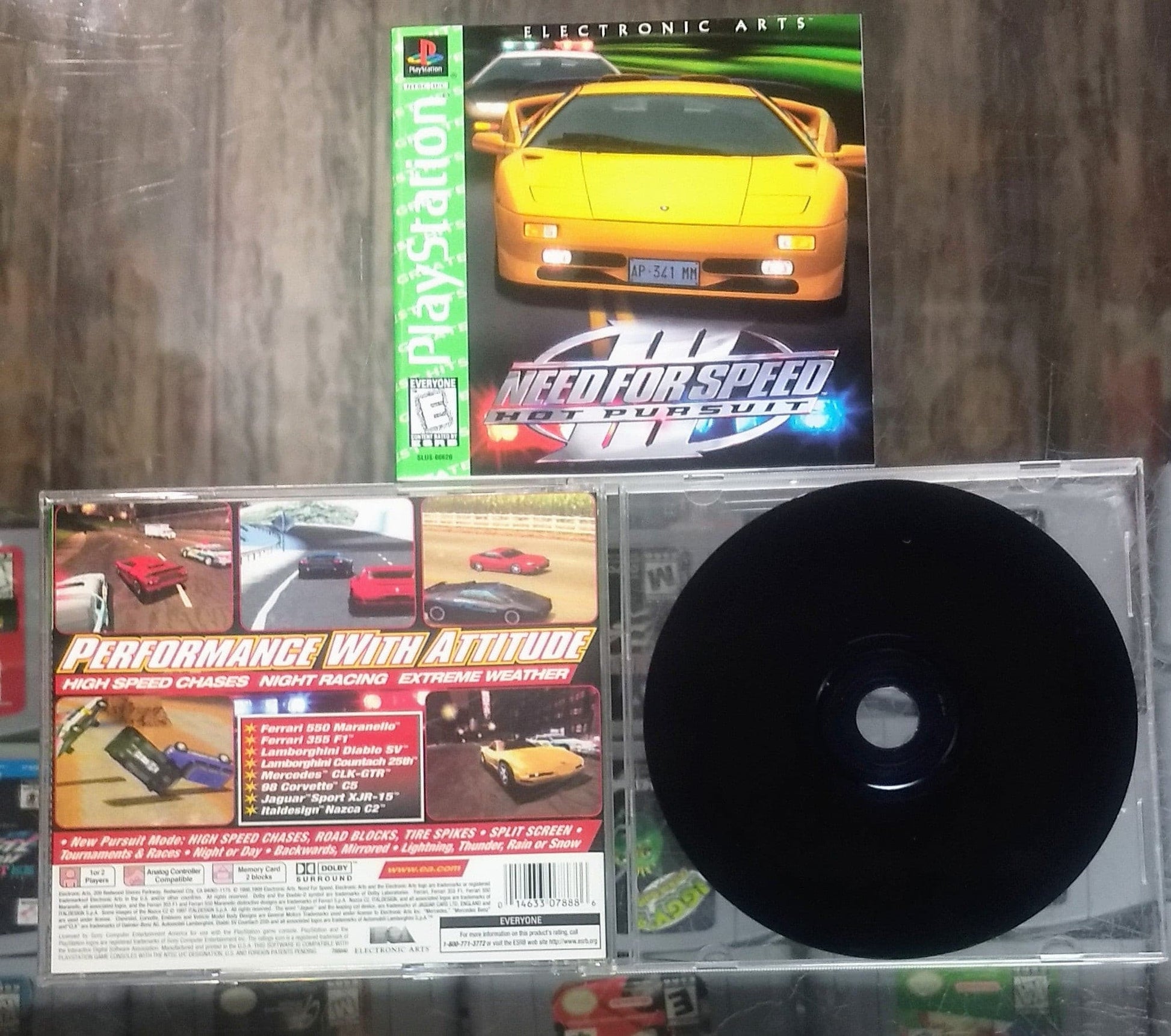 NEED FOR SPEED NFS III 3 HOT PURSUIT GREATEST HITS (PLAYSTATION PS1) - jeux video game-x