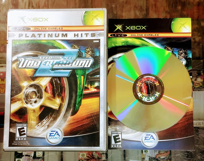 NEED FOR SPEED UNDERGROUND NFSU 2 PLATINUM HITS (XBOX) - jeux video game-x