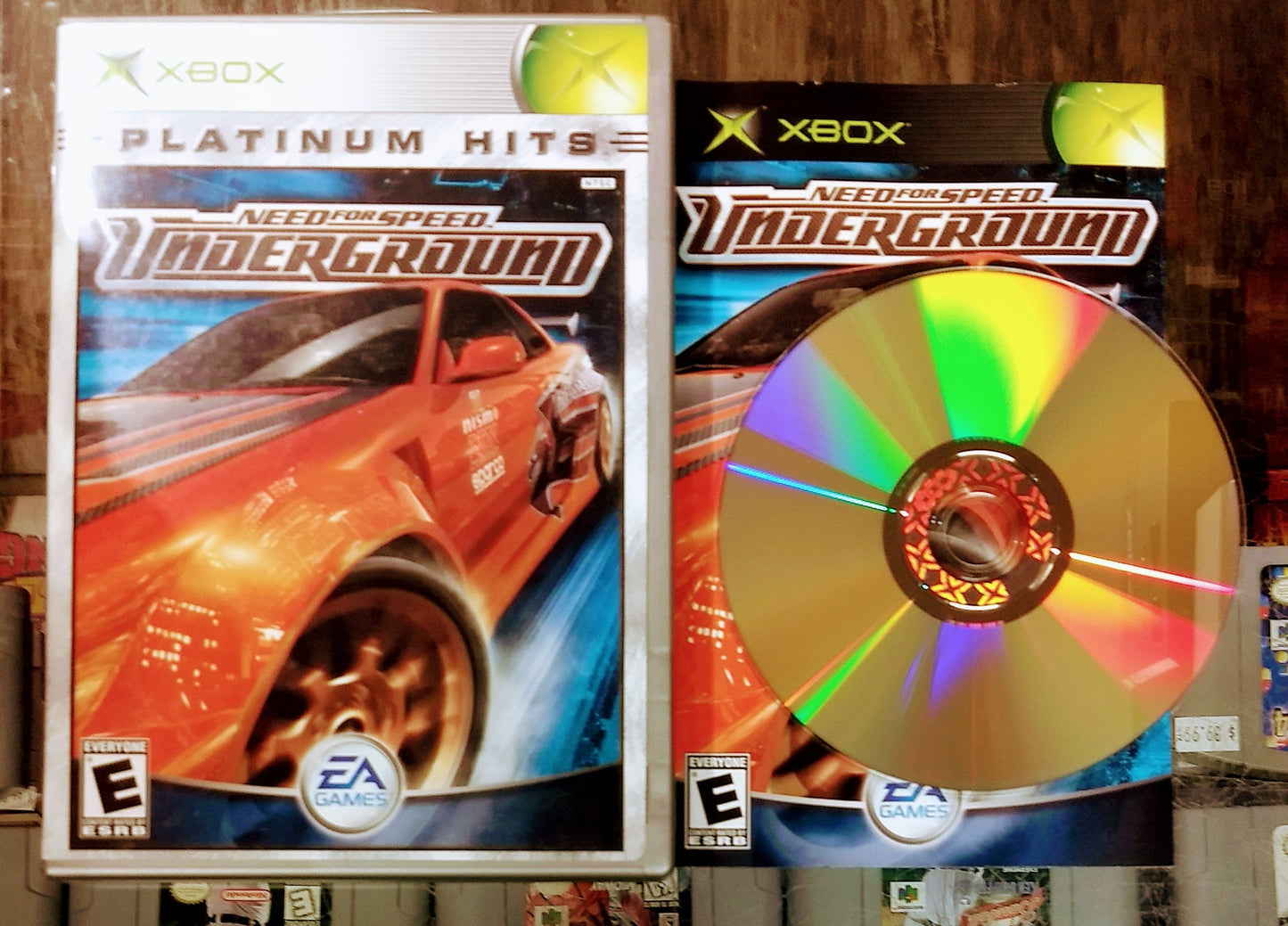 NEED FOR SPEED UNDERGROUND NFSU PLATINUM HITS XBOX - jeux video game-x