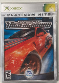 NEED FOR SPEED UNDERGROUND NFSU PLATINUM HITS XBOX - jeux video game-x