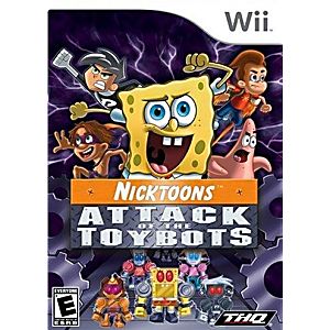 NICKTOONS ATTACK OF THE TOYBOTS NINTENDO WII - jeux video game-x
