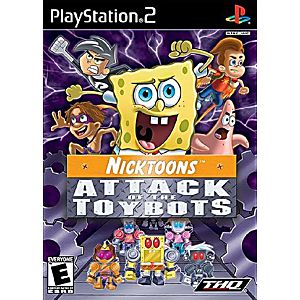 NICKTOONS ATTACK OF THE TOYBOTS (PLAYSTATION 2 PS2) - jeux video game-x