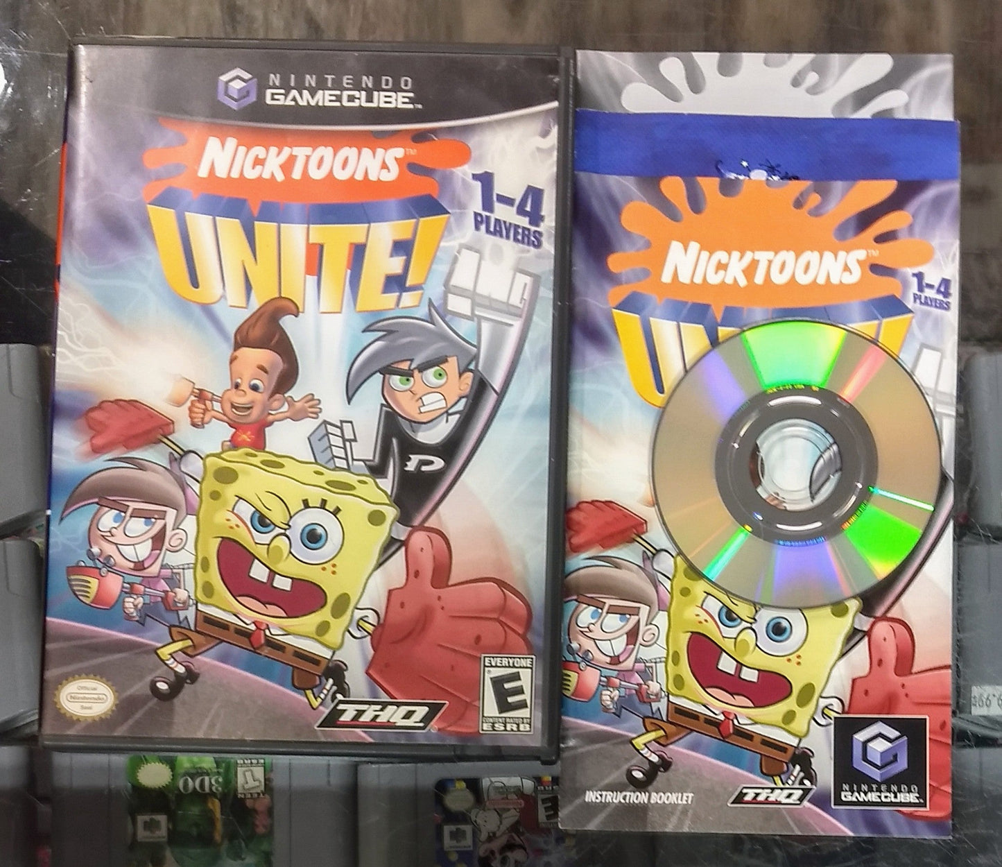 NICKTOONS UNITE NINTENDO GAMECUBE NGC - jeux video game-x