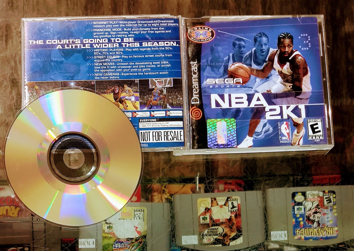 NBA 2K1 (SEGA DREAMCAST DC) - jeux video game-x