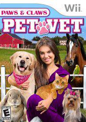 PAWS & CLAWS PET VET NINTENDO WII - jeux video game-x