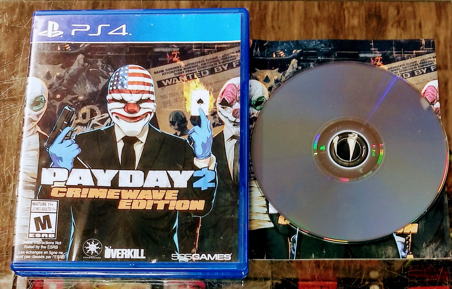 PAYDAY 2 CRIMEWAVE EDITION PLAYSTATION 4 PS4 - jeux video game-x